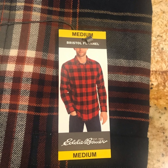 Eddie Bauer NWT Flannel Shirt - Picture 2 of 4